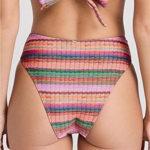 New With Tag! PQ Swim Jetty Stripe Bottoms M